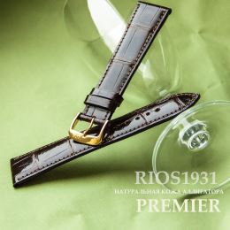 Ремешок Rios1931 Premier темно-коричневый